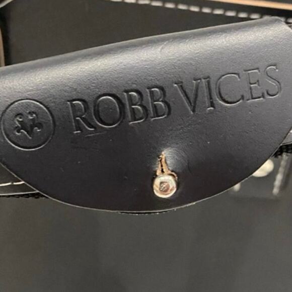 Vacavaliente Recycled Leather Briefcase Argentina Black Robb Vices Set Sale !!! - Picture 4 of 11